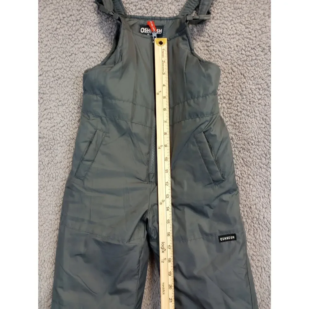 Osh Kosh Ski Bib 4T Olive Green Ski Gear (0966)
